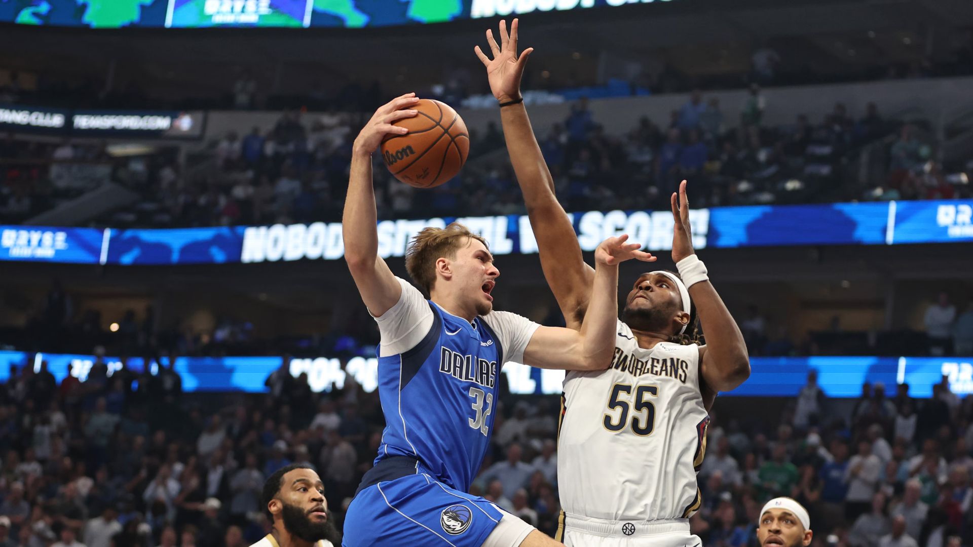 Mavericks vs Pelicans basketball theme image